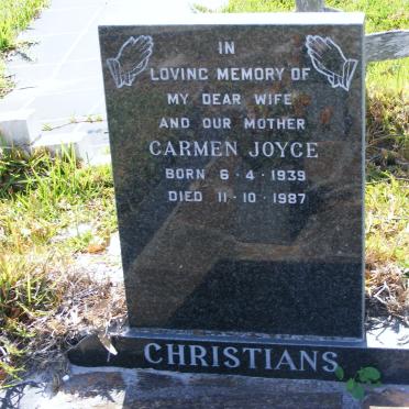 CHRISTIANS Carmen Joyce 1939-1987