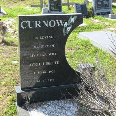 CURNOW Avril Lisette 1971-1999