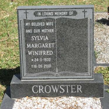 CROWSTER Sylvia Margaret Winifred 1932-2001