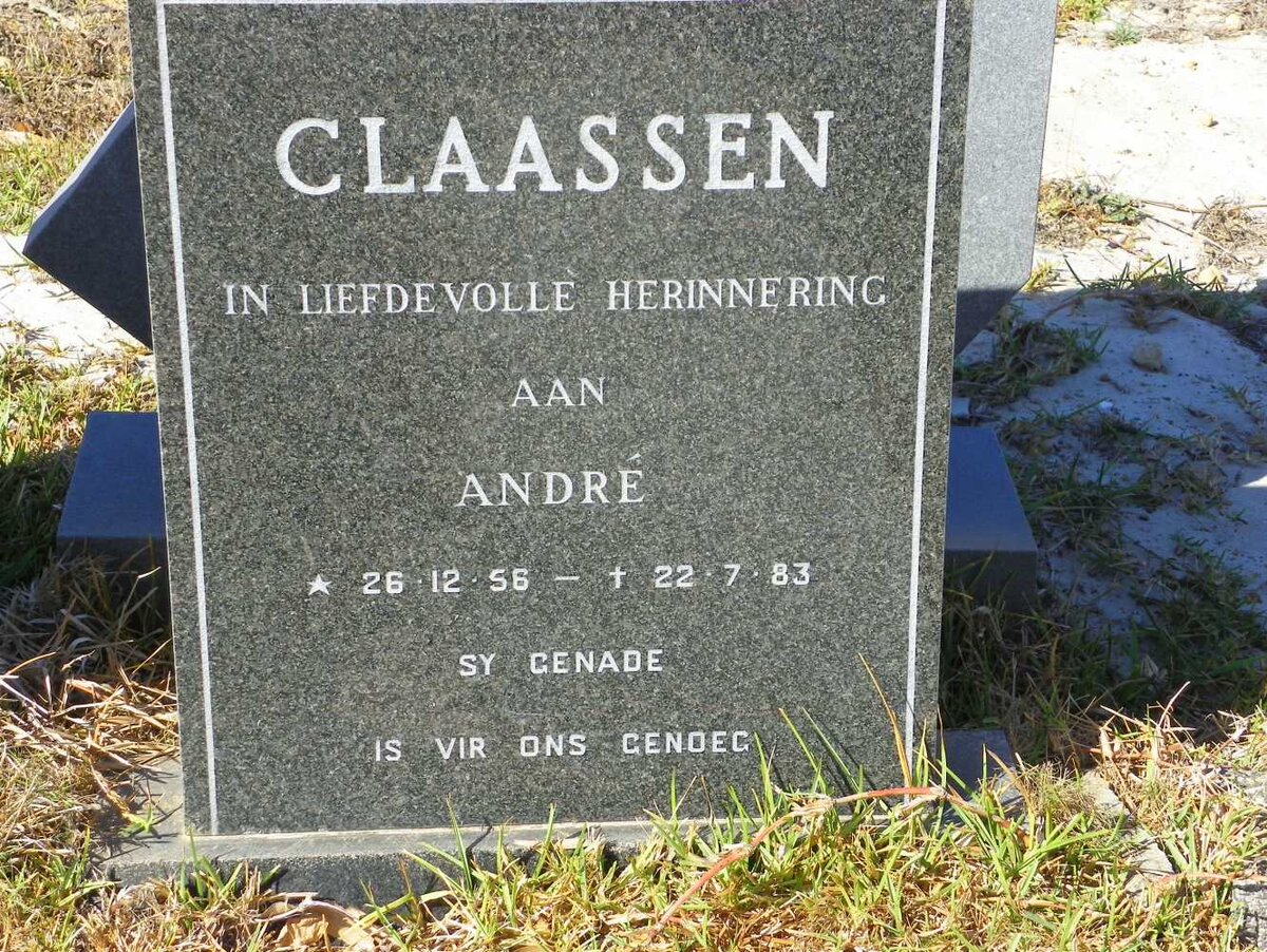 CLAASSEN Andre 1956-1983