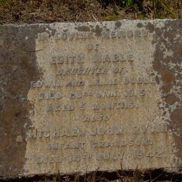 DOBLE Edith Mabel -1915 :: RYAN Michael John -1942