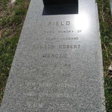 FIELD Samson Robert Manzie 1916-1989