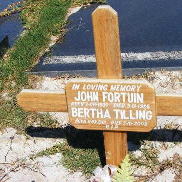 FORTUIN John 1930-1995 :: TILLING Bertha 1961-2009