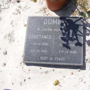 GOMEZ Charles 1907-1988 &amp; Constance 1909-1994