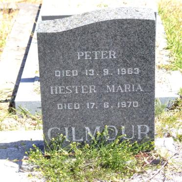 GILMOUR Peter -1963 &amp; Hester Maria -1970