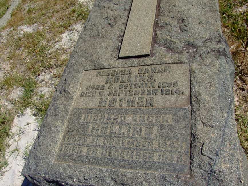 HOLLINS Richard Ruger 184?-19?? &amp; Rebecca Sarah 1855-1914