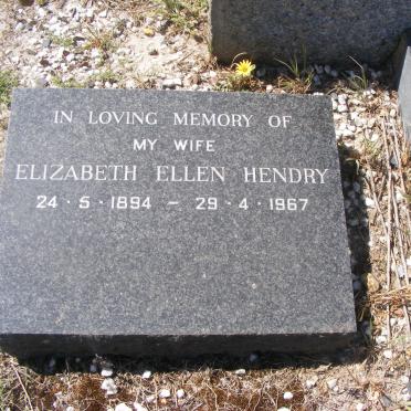 HENDRY Elizabeth Ellen 1894-1967