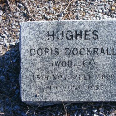 HUGHES Doris Dockrall nee WOOLLEY 1890-1963