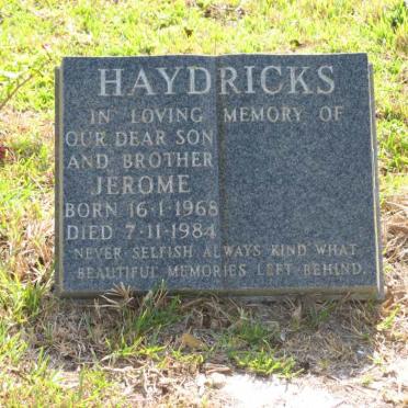 HAYDRICKS Jerome 1968-1984