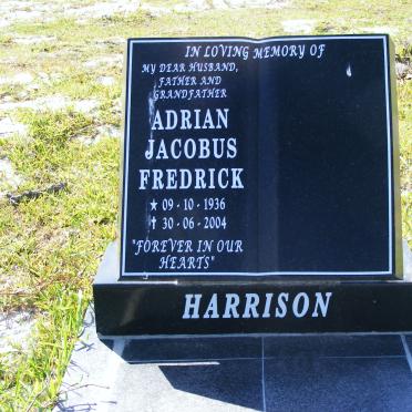 HARRISON Adrian Jacobus Fredrick 1936-2004