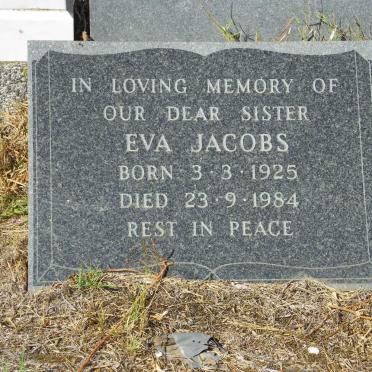 JACOBS Eva 1925-1984