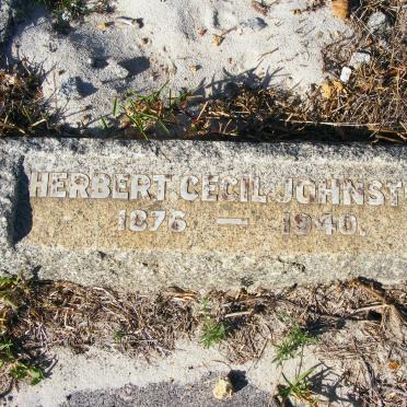 JOHNSTON Herbert Cecil 1876-1940