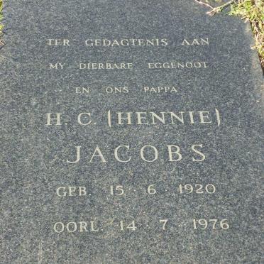 JACOBS H.C. 1920-1976