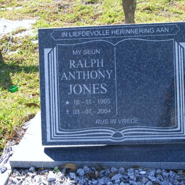 JONES Ralph Anthony 1965-2004