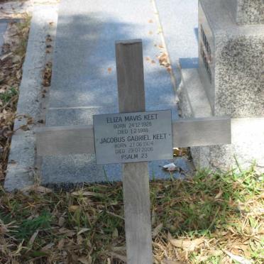 KEET Jacobus Gabriel 1924-2006 &amp; Eliza Mavis 1928-1988