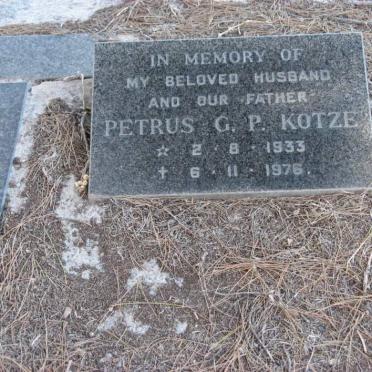 KOTZE Petrus G.P. 1933-1976