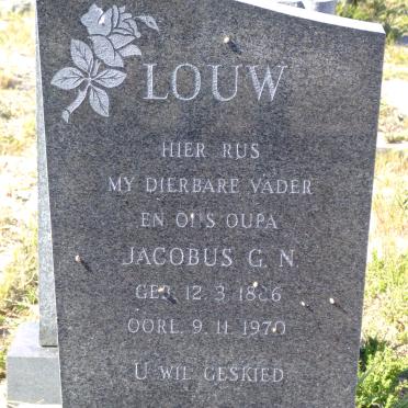LOUW Jacobus G.N. 1886-1970