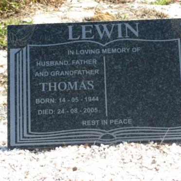 LEWIN Thomas 1944-2005