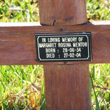 MENTOR Margaret Rosina 1934-2004