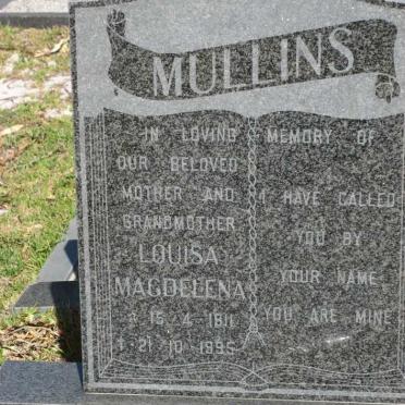 MULLINS Louisa Magdelena 1911-1995