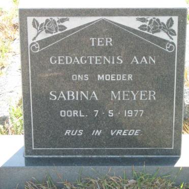 MEYER Sabina -1977