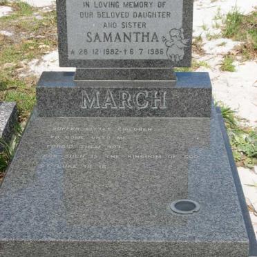 MARCH Samantha 1982-1986