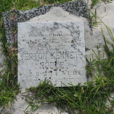 NOBLE Verton Kenneth 1971-1985