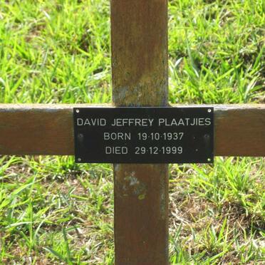 PLAATJIES David Jeffrey 1937-1999