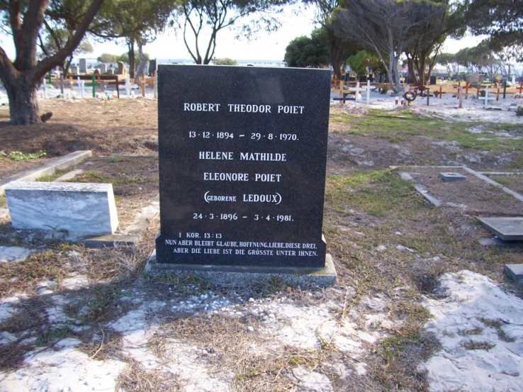 POIET Robert Theodor 1894-1970 &amp; Helene Mathilde Eleonore LEDOUX 1896-1981