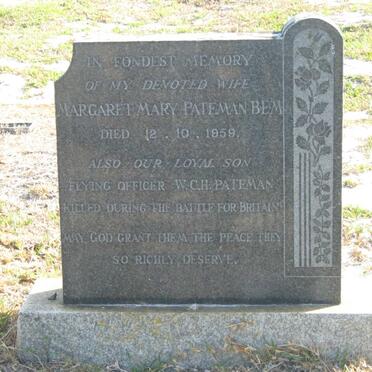 PATEMAN Margaret Mary -1959 :: PATEMAN W.C.H.