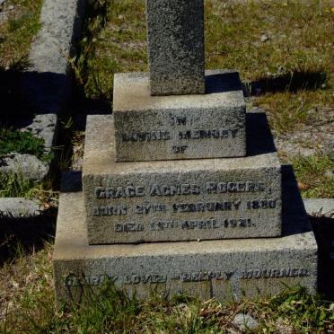 ROGERS Grace Agnes 1880-1921