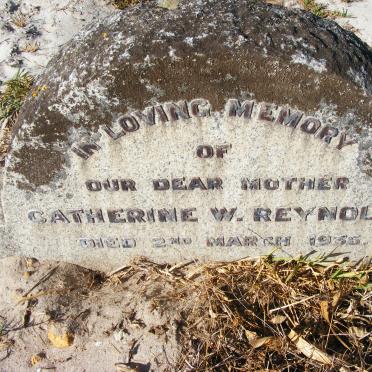 REYNOLDS Catherine W. -1936