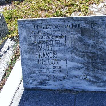 SHELDON Mary Francis 1939-1987