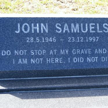 SAMUELS John 1946-1997