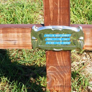 SEPTEMBER Mavis 1941-2009