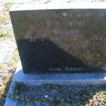 WILSON R.S. 1903-1984