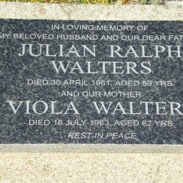 WALTERS Julian Ralph -1961 &amp; Viola -1963