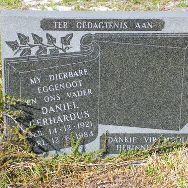 NIGRINI Daniel Gerhardus 1921-1984