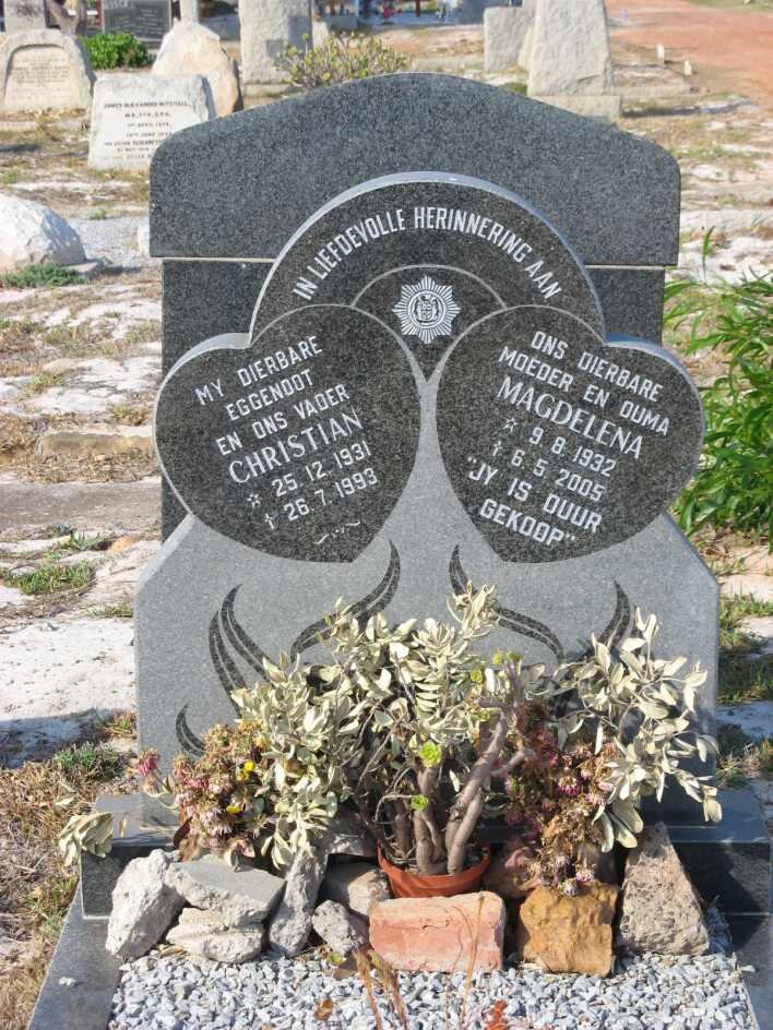 MARTIN Christian 1931-1993 &amp; Magdelena 1932-2005