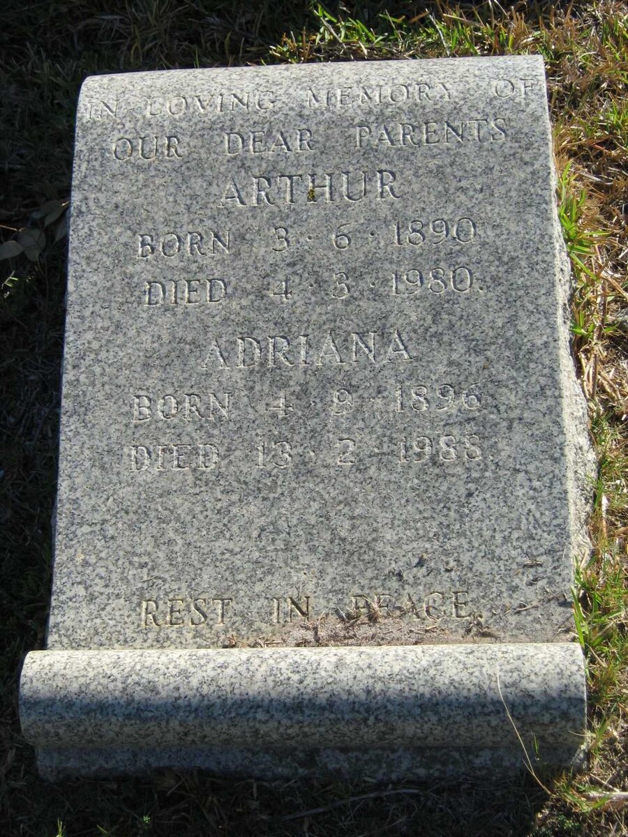 LESTER Arthur 1890-1980 &amp; Adriana 1896-1988