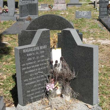 JACOBS Magdelene Mary 1939-1996