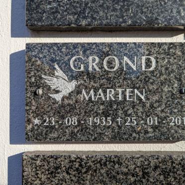 GROND Marten 1935-2018
