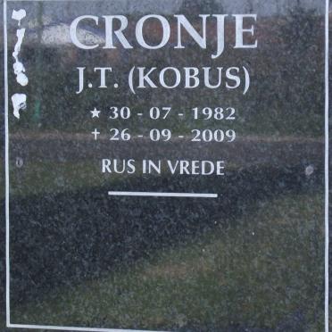 CRONJE J.T. 1982-2009