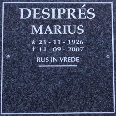 DESIPRÉS Marius 1926-2007