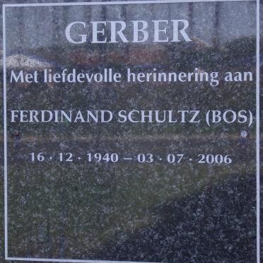 GERBER Ferdinand Schultz 1940-2006