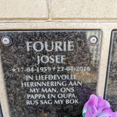 FOURIE Josef 1959-2016