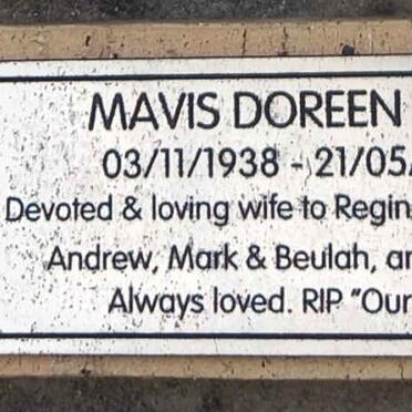SMIT Mavis Doreen 1938-2019