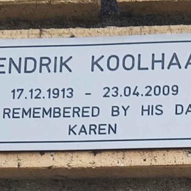 KOOLHAAS Hendrik 1913-2009