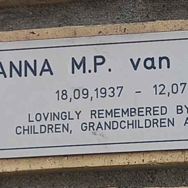 HAM Anna M.P., van der 1937-2005