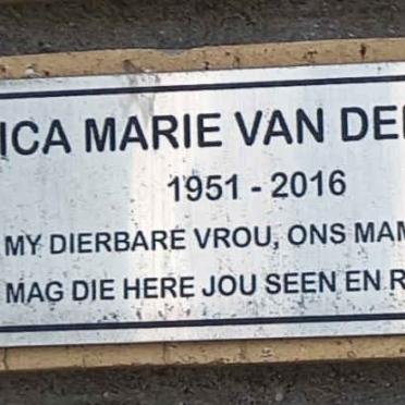 LINDE Erica Marie, van der 1951-2016